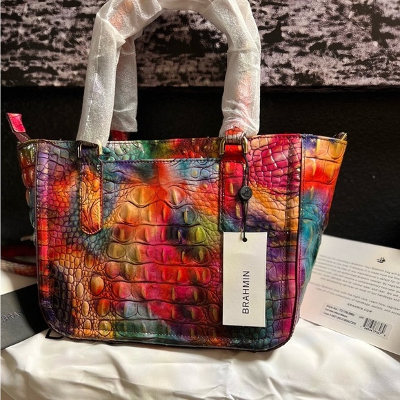 💓🌺NWT-BRAHMIN FALL STRUCK SMALL ASHLEE MELBOURNE TOTE💓🌺 - Picture 9 of 11